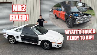 The Mr2 and Wyatts Race Truck Are Back [upl. by Tini411]