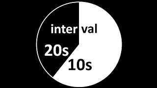 Interval Timer 20 Second  10 Second Rest [upl. by Yraillih35]