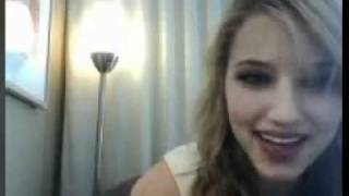 Dianna Agron Live Chat 21211 Faberry [upl. by Ardnohsed818]