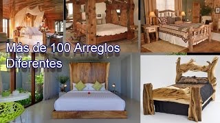 Recamaras Con Arreglos y Acabados Rusticos Fabricados con Madera [upl. by Cordeelia]