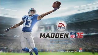 Madden NFL 16  Gameplay PS3 [upl. by Araiek]