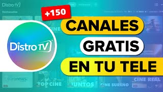 DISTRO TV 🔴 Canales de Televisión GRATIS en Directo ONLINE en tu Smart TV ¡En VIVO 💛 [upl. by Bocock574]