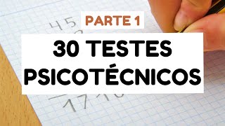 30 TESTES PSICOTÉCNICOS PARA TREINAR SEU RACIOCÍNIO 30 PSICOTESTES part 1 [upl. by Niltag296]