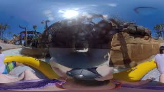 Gangplank falls 360 POV Typhoon Lagoon Walt Disney World WaterPark [upl. by Hgielsel369]