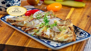 Gänseschmalz Griebenschmalz mit Zwiebeln und Apfel Hausmannskost [upl. by Anilatac278]