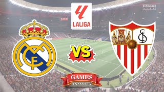 Real Madrid vs Sevilla  Laliga 2024  EA Sports FC 24 Gameplay PC HD [upl. by Tamas]