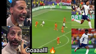 Crazy reaction England late winner Vs Netherlands as Kobbie Mainoo boss midfield with Watkins goal [upl. by Nerrol]