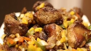 How to make Lamb Chops  Lamb Asun  Nigerian Small Chops [upl. by Schonfield]