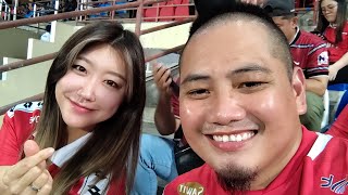 Support Sabah FC with Park Tae Su Wife [upl. by Nemraciram]