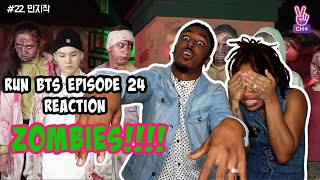 Run BTS Episode 24 Zombies Reaction Laugh So Hard I Cried [upl. by Cristobal734]