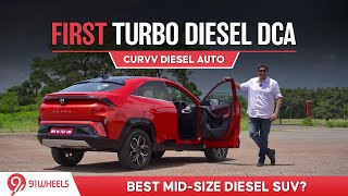 2024 Tata Curvv Diesel DCA Automatic Test Drive Review  Top Model Accomplished Plus [upl. by Rednas]