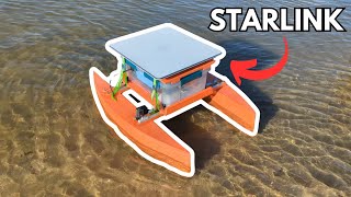 Autonomous Starlink powered RC boat  control from anywhere [upl. by Jens]