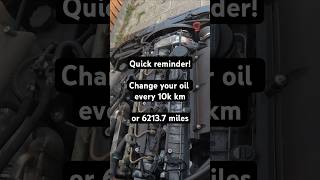 A quick reminder to change your oil in time diesel turbodiesel commonrail repair mechanic [upl. by Lamberto]