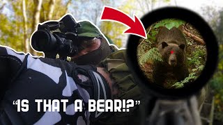 I SAW A BEAR WHILE AIRSOFTING  Halloween gameday [upl. by Sherie]