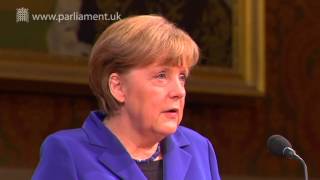 German Chancellor Angela Merkel addresses Parliament [upl. by Kauppi]