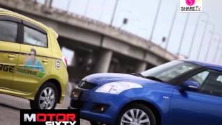 2012 Mitsubishi Mirage vs Suzuki Swift  Hot Eco Battle 1  Episode 15 [upl. by Rosetta]