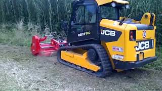 SIMATECH MULCHER THB200  JCB225T [upl. by Anilorac]