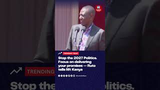 RUTO  Tuwache Siasa Ya 2027 Jameni [upl. by Eremahs344]