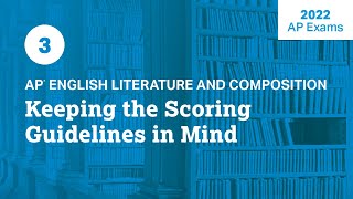 2022 Live Review 3  AP English Literature  Keeping the Scoring Guidelines in Mind [upl. by Huoh319]