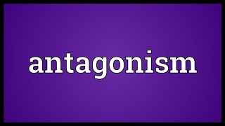 Antagonism Meaning [upl. by Queena]