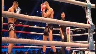 Laszlo Szabo vs Miljan Vidovic  WAKO PRO European title in K1 rules [upl. by Dowski286]