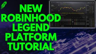 ROBINHOOD LEGEND IS HERE  NEW ROBINHOOD PLATFORM TUTORIAL [upl. by Ahsiele294]