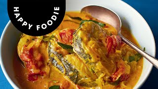 Making Homemade Coconut Fish Curry  Meera Sodha [upl. by Otrebcire]