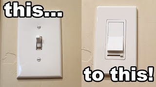 How to install an LED dimmer wall switch Single Pole [upl. by Arod]