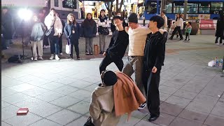 STREET ARTIST ONE OF INTERACTIVE SINCHON BUSKING 240306 [upl. by Ajet]