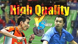 FullHD50FPS  MS  Lee Chong Wei vs Taufik Hidayat  2009 Swiss Open Highlights [upl. by Ahsaeyt]