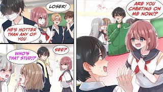 Manga Dub Everyone thinks Im a loser because of my shaggy hair and mask but the girl next to me [upl. by Savell]