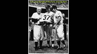 NY Yankees Old Timers Day 1970 37 Retired WPIXTV Audio [upl. by Pros]