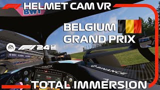 F1 24 TOTAL IMMERSION VR MODE  Pierre Gasly at Spa  NO HUD  AI 110 REAL PERFORMANCE [upl. by Yendroc622]