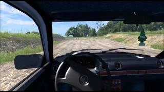 BeamNG  How To Drive MercedesBenz 230 W123 With G27  Drift [upl. by Ilellan]