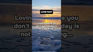 Loving someone you dont see everyday is not a bad thing shortsfeed psychology facts lovefacts [upl. by Aniad]