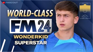 The MONSTER Wonderkid You NEED In FM24  Football Manager 2024 Wonderkids to Superstar [upl. by Arahsit]