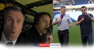 Gary Neville amp Jamie Carraghers BEST moments 👀🍿 [upl. by Territus]