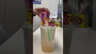 Peach Ade amp Straw Candy shorts asmr korea drink peach straw candy conveniencestore apollo [upl. by Sharline]