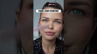 Fixing your eyebrows asmrvideo asmrsounds [upl. by Nosrak]