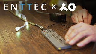 TEENAGE ENGINEERING OPZ x ENTTEC DMX USB PRO [upl. by Eelnyl]