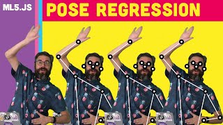 ml5js Pose Regression with PoseNet and ml5neuralNetwork [upl. by Romito434]