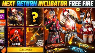 Next incubator Freefire  New incubator Freefire  Upcoming incubator in Freefire  ff New Event [upl. by Demona]