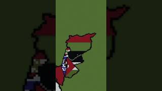 Building Syria flag minecraft mapper map timelapse shorts syria pixelart [upl. by Adnahsal]