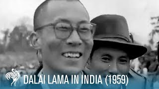 Dalai Lama In India 1959  British Pathé [upl. by Garin]