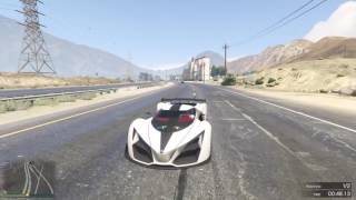 GTA 5 Top Speed Drag Race Grotti X80 Proto vs Osiris [upl. by Girand545]