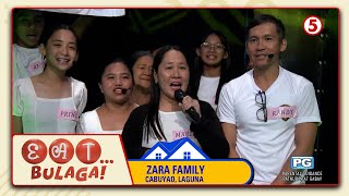 EAT BULAGA  Cornel Family Zara Family at Villegas Family sa quotGimme 5quot [upl. by Aenej]