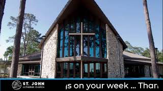 St John LCMS Lutheran Traditional Worship Service December 10 2023 [upl. by Witcher]