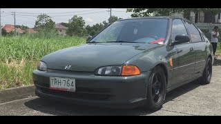 1994 Honda Civic ESI Sedan FULL REVIEW Interior Exterior Engine Exhaust [upl. by Eimaj406]