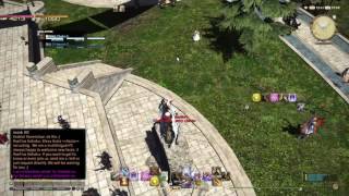 Final Fantasy XIV  How to get on the rock in Idyllshire [upl. by Ahsoyek569]