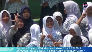 smpn 2 Katapang Kab Bandung melakukan kegiatan P5 dengan tema  quot gaya hidup berkelanjutan quot [upl. by Eluk]